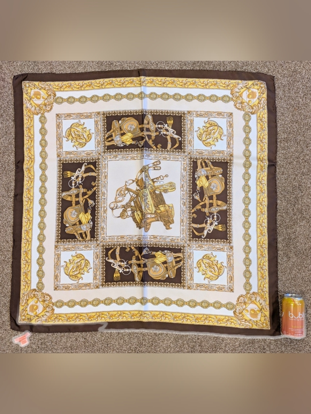 Cochni Italian Square Silk Scarf